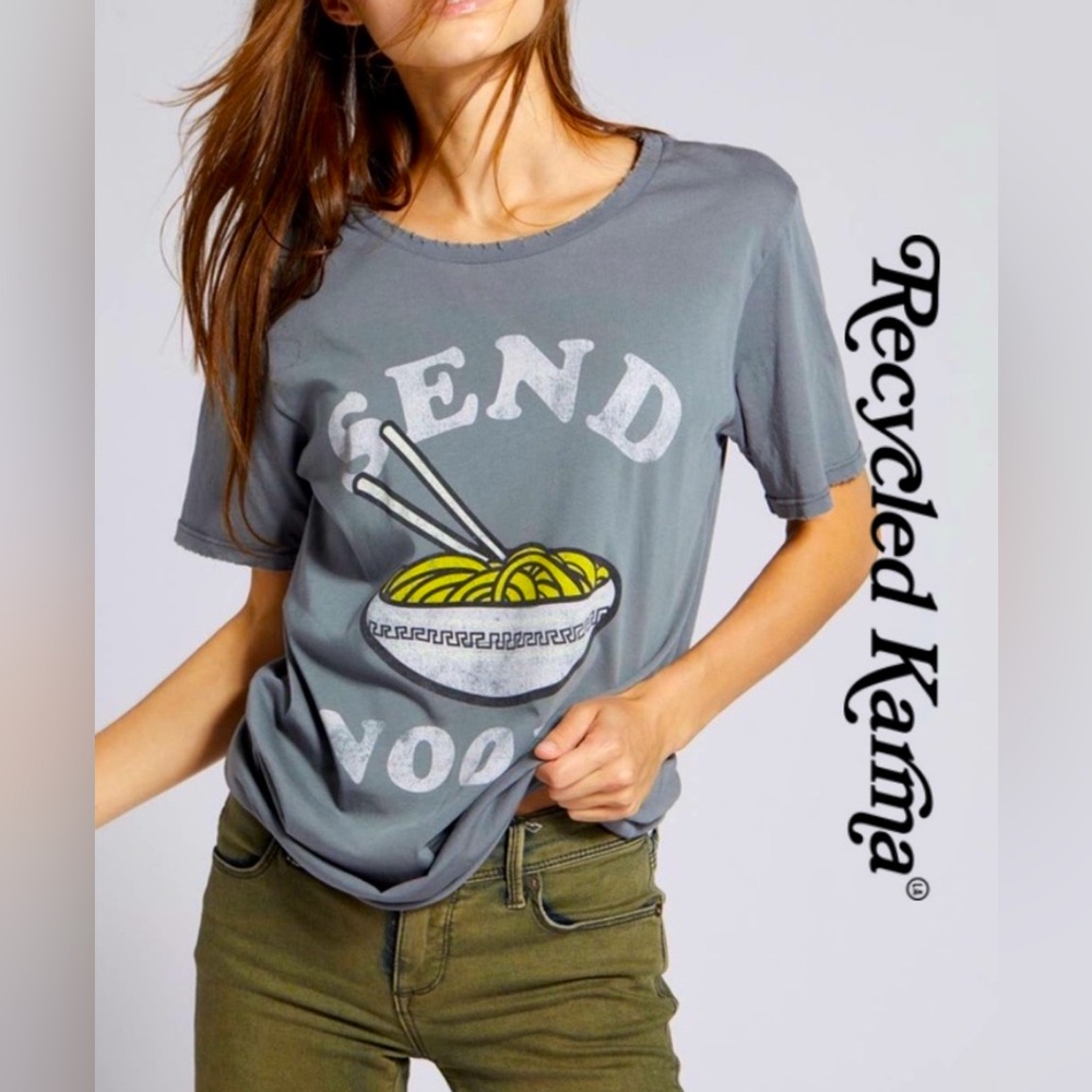 Recycled Karma | 100% Cotton Tshirt - Noodles Graphic - New In Package